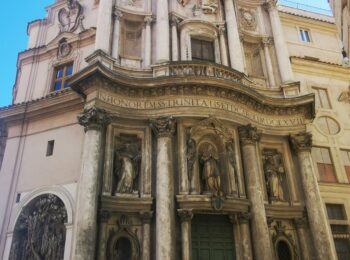 San Carlo alle Quattro Fontane, facciata
