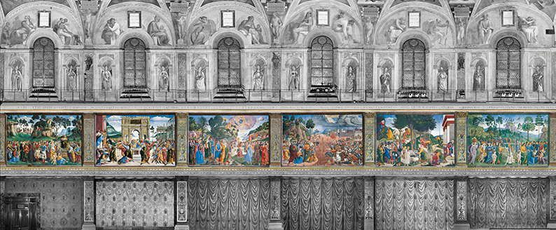 Storie di Mosè, parete sud Cappella Sistina