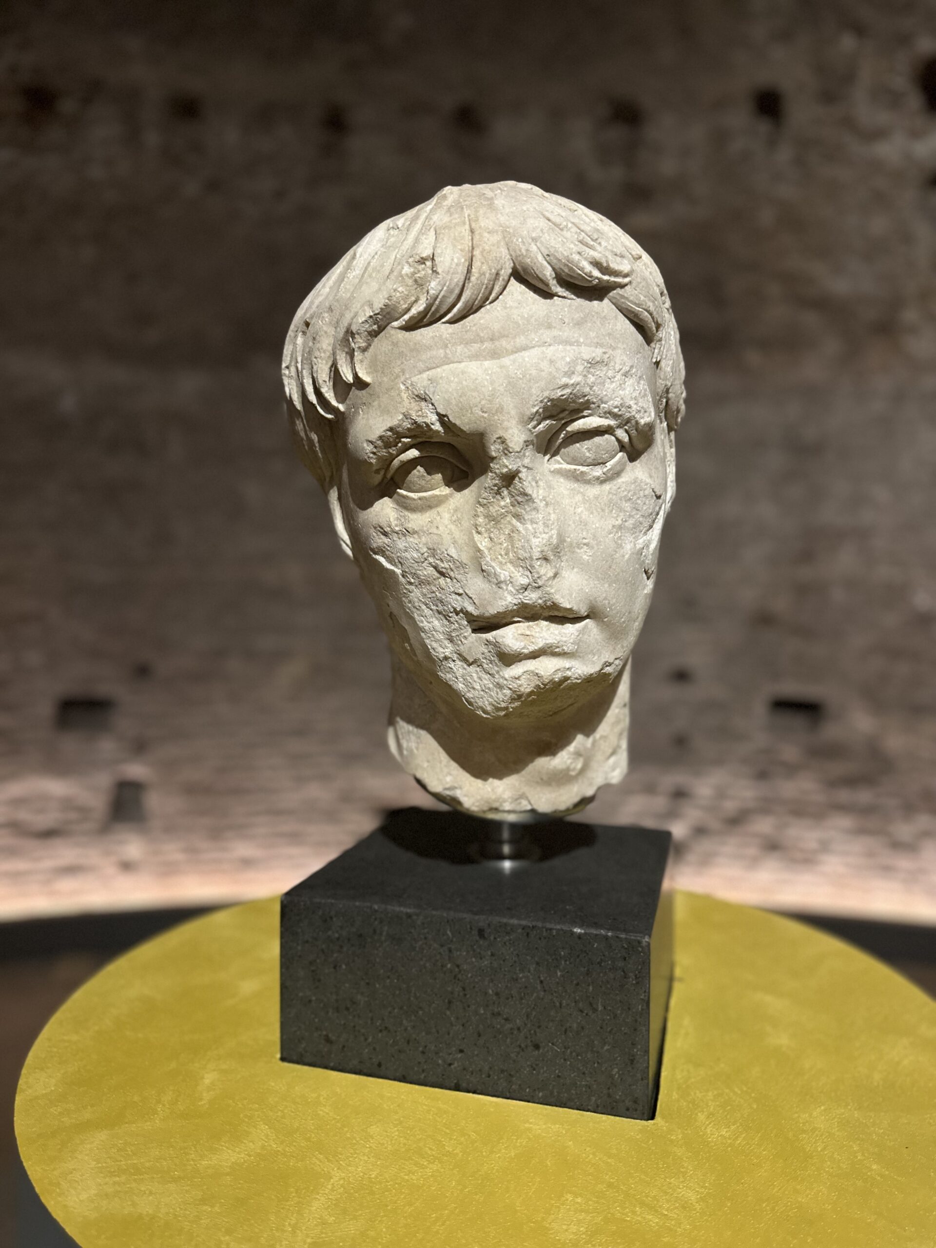 testa ritratto di Augusto da Roma - Mostra Imago Augusti